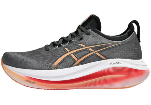 Asics Gel Nimbus 27 "Gray Orange" Running Shoes UAE