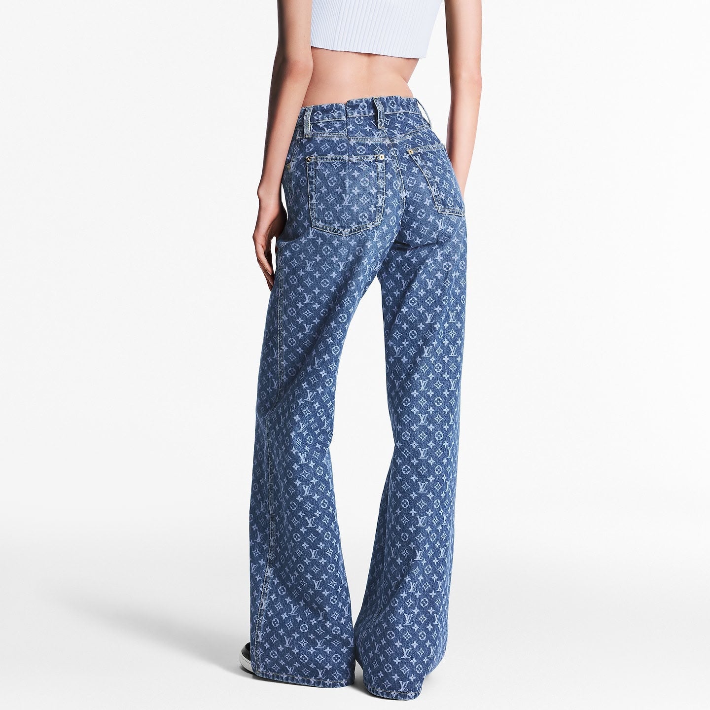 Louis Vuitton Monogram Flared Jean