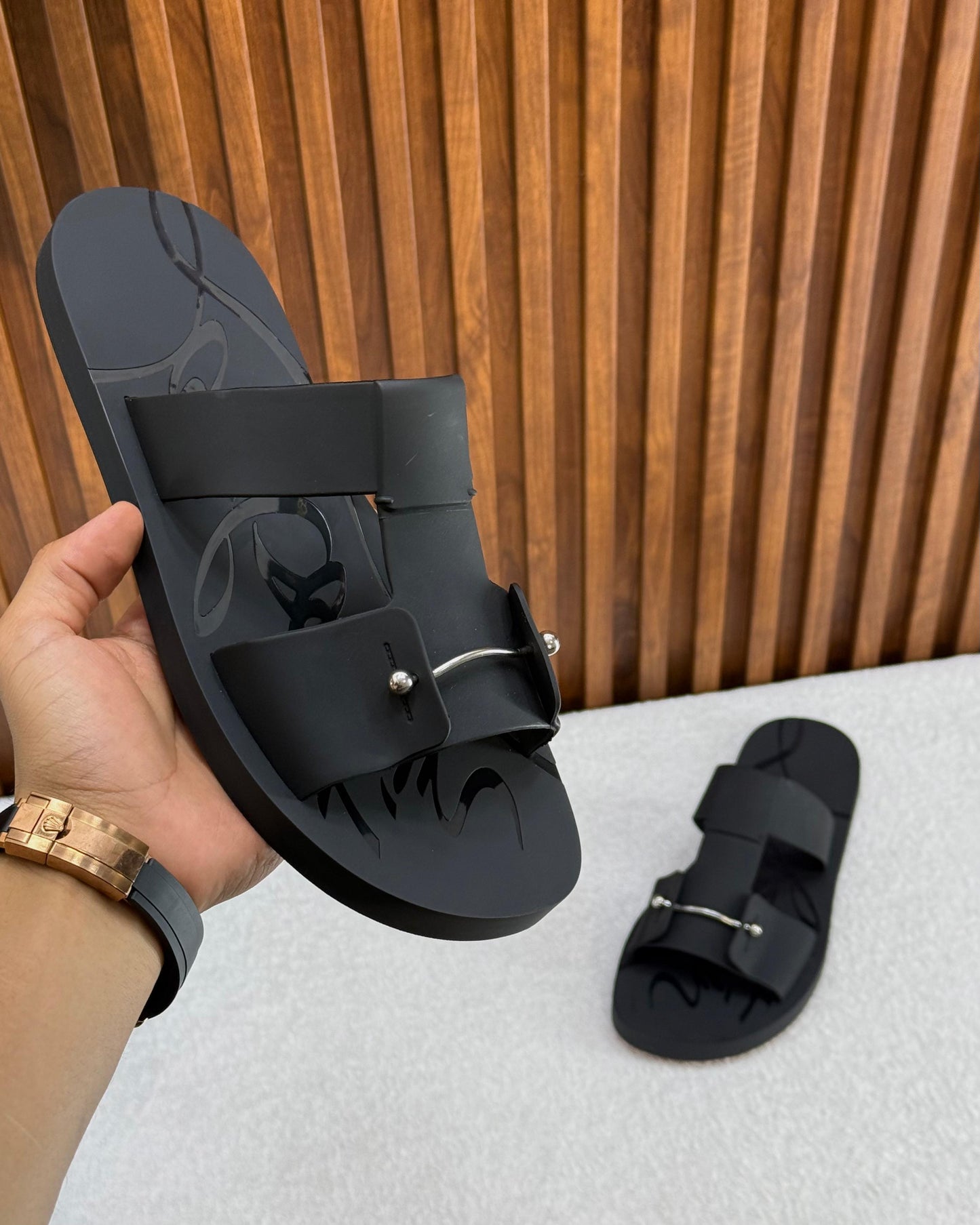 Christian Louboutin Zakouski Black sandals