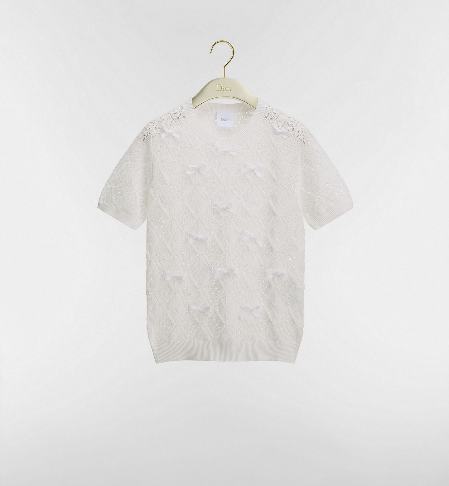 Dior Dioriviera Embroidered Short-Sleeved Sweater