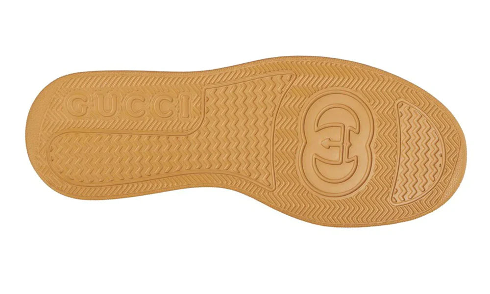 GUCCI GG Canvas Leather-Trimmed Sneakers Monogram Sneakers UAE