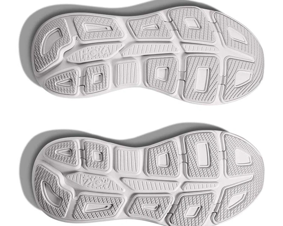 Hoka Bondi 9 "Cosmic Grey White" Cushion Running Shoes UAE