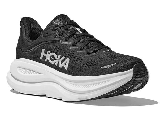 Hoka Bondi 9 "Black White" Max Cushion Running Shoes UAE