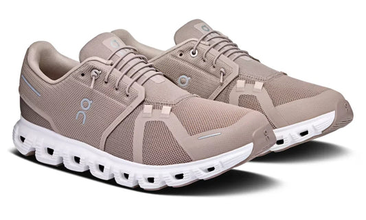 On Cloud 6 "Fog White" Running Shoes UAE