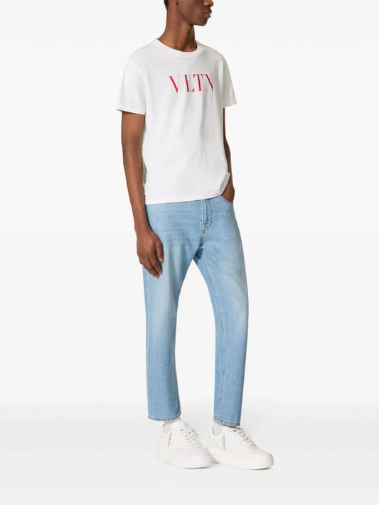 Valentino Garavani Logo-Print Cotton T-Shirt Luxury Logo Tee UAE