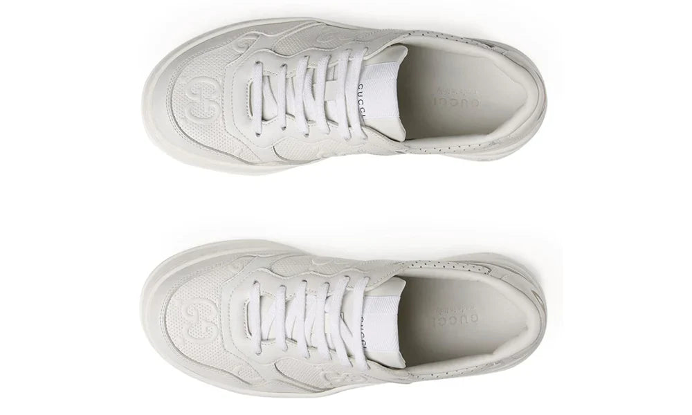 Gucci Leather Monogram Sneakers Signature Luxury Sneakers UAE