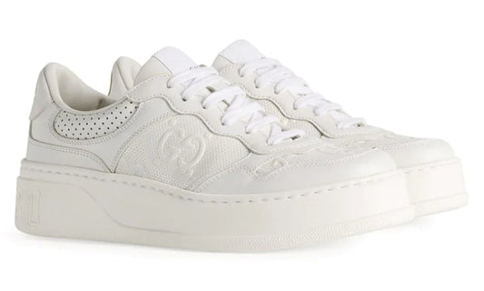 Gucci Leather Monogram Sneakers Signature Luxury Sneakers UAE