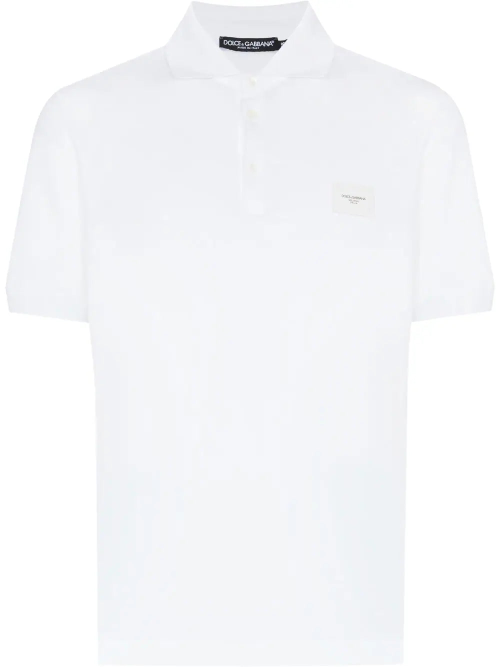 Dolce & Gabbana Logo Plaque Polo Shirt Premium Designer Polo UAE