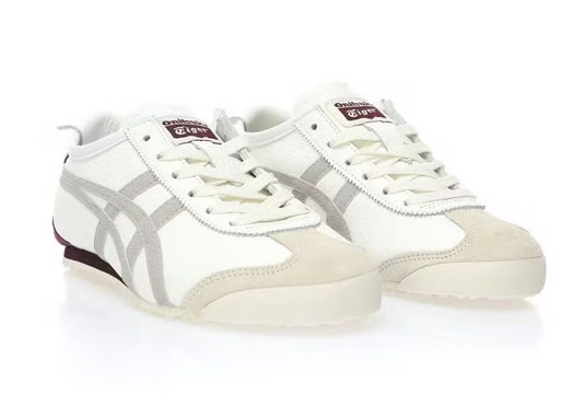 Asics Onitsuka Tiger Mexico 66 "Beige White Red" Casual Sneakers UAE