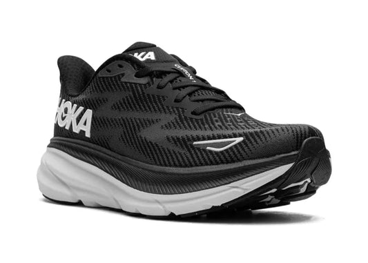 Hoka Clifton 9 "Black White" Running Shoes UAE
