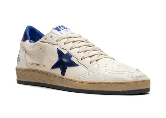 Golden Goose Ballstar "White Blue" Vintage Style Sneakers UAE
