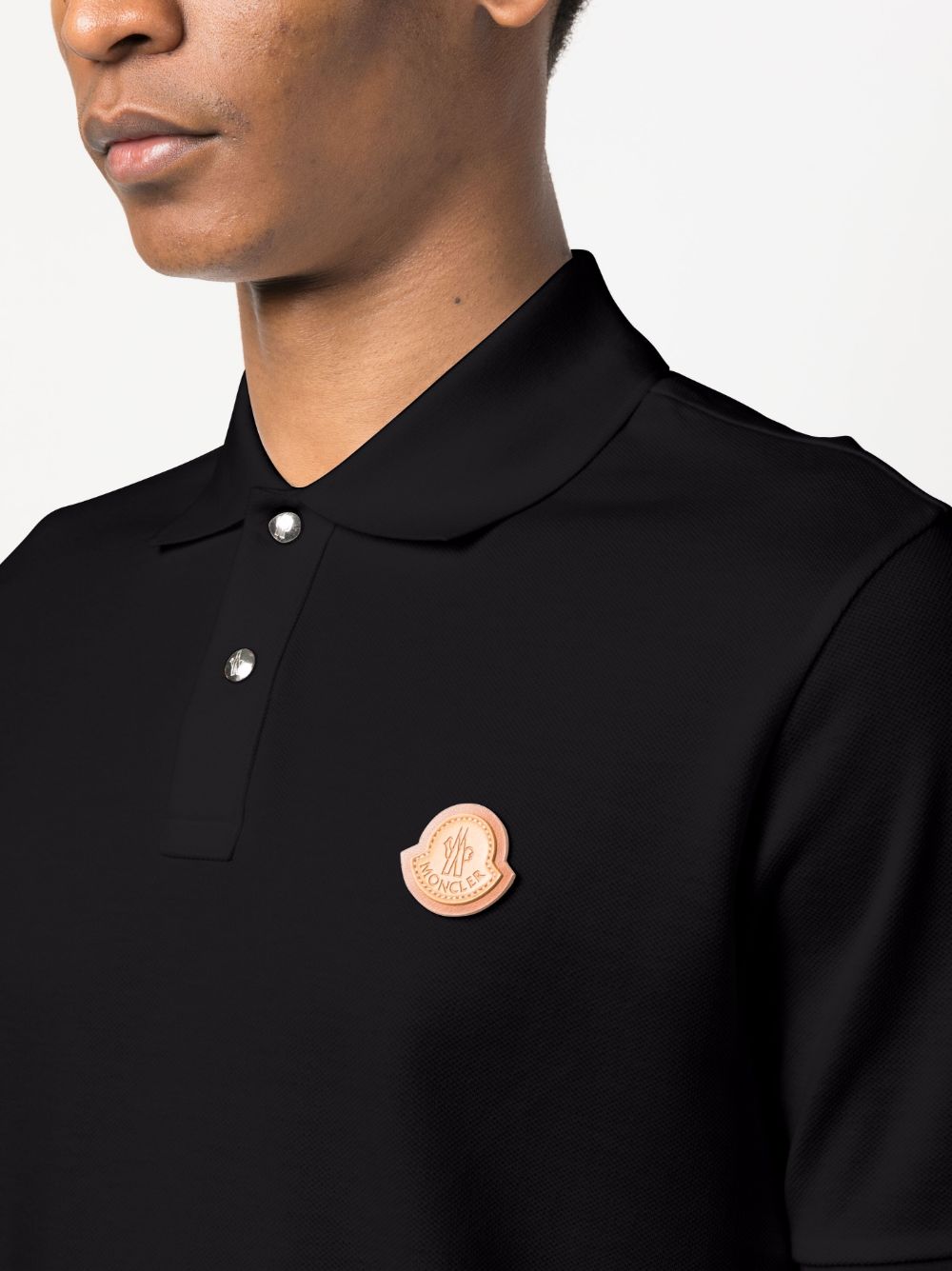 Moncler Logo-Patch Cotton Polo Shirt Premium Polo Shirt UAE