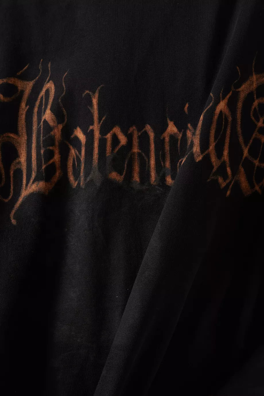 Balenciaga Heavy Metal Large Fit T-Shirt Vintage Jersey Graphic Tee UAE