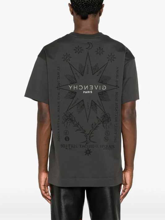 Givenchy Tarot-Print Cotton T-Shirt Luxury Streetwear Tee UAE