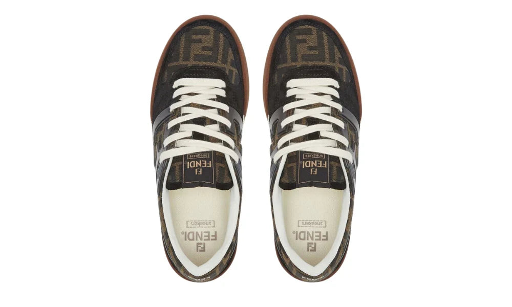 Fendi Match "Black Tobacco Monogram" Monogram Sneakers UAE