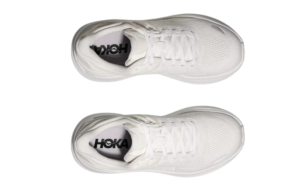 Hoka Bondi 9 "White" Max Cushion Running Shoes UAE