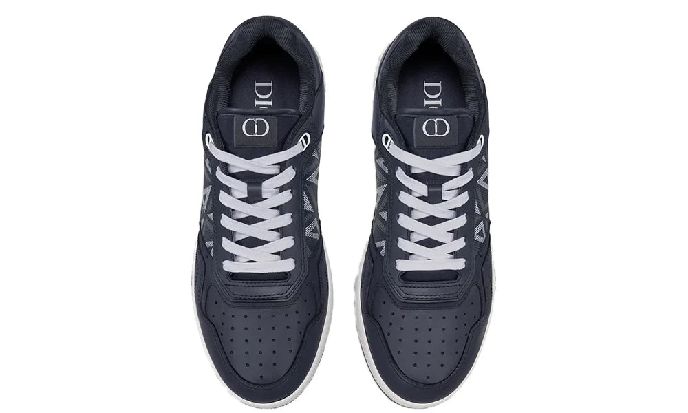B27 Low-Top Sneaker "Navy Blue Calfskin CD Diamond" Luxury Sneakers UAE