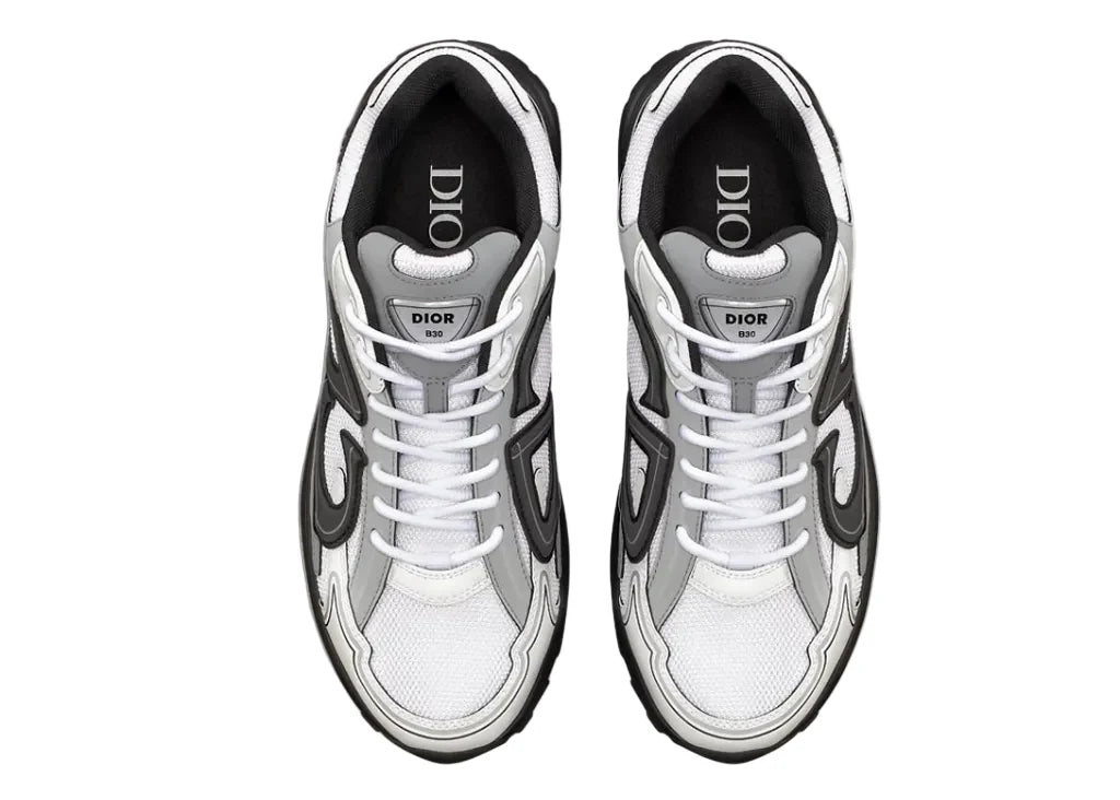 Dior B30 Countdown "White Grey" Technical Mesh Sneakers UAE