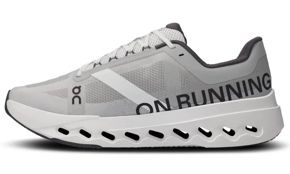 On Cloudsurfer Next Wide "Glacier White" Running Shoes UAE