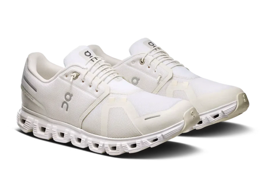 On Cloud 6 "White / White" Running Shoes UAE