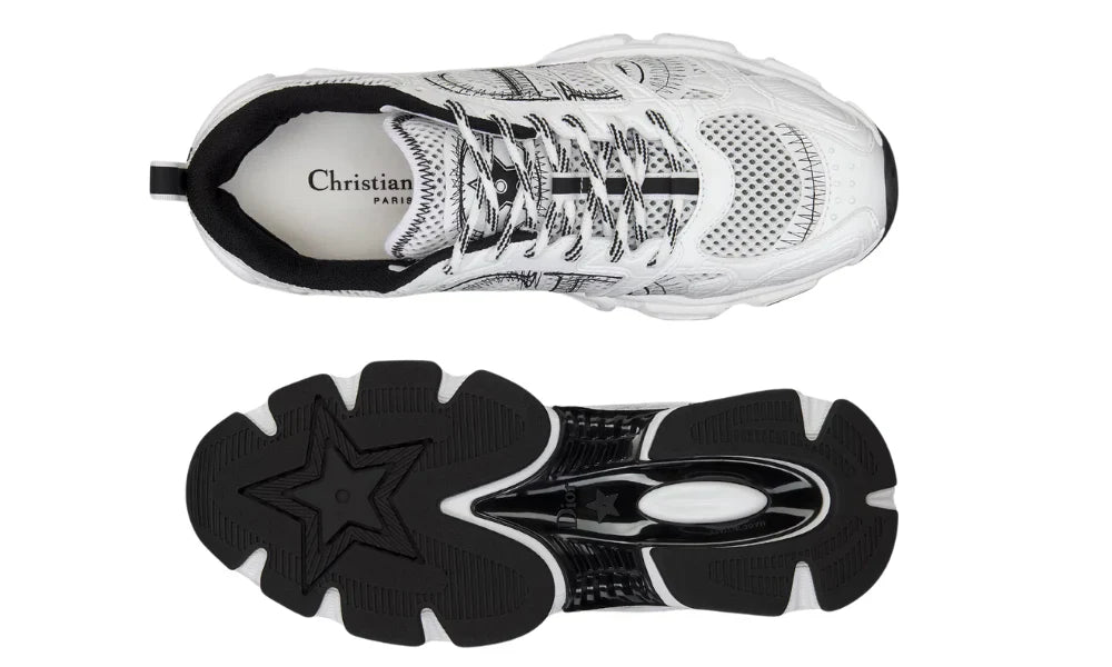 Dior Chrono Sneaker "White Black" Sport Inspired Sneakers UAE