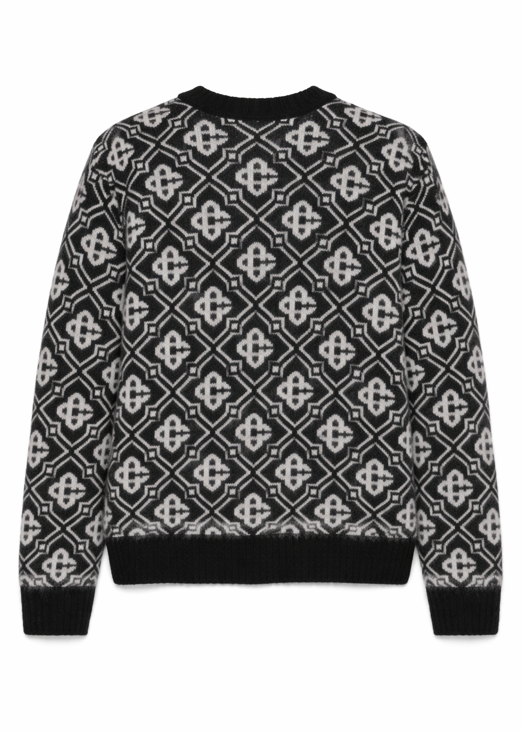 Casablanca Mohair Monogram Jumper "Black" Premium Knit Sweater UAE