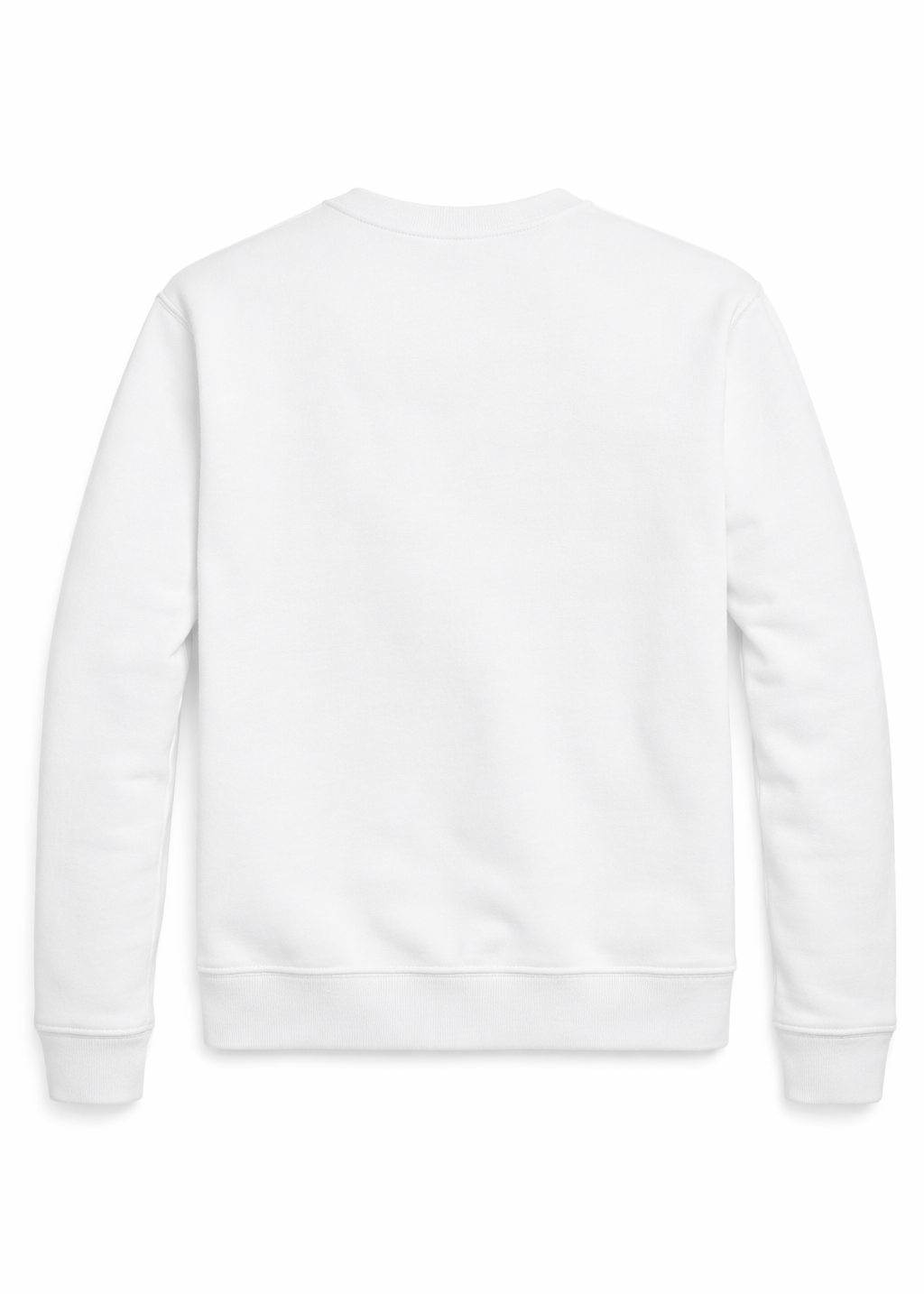 Polo Ralph Lauren Fleece Crewneck Pullover "White" Casual Sweatshirt UAE
