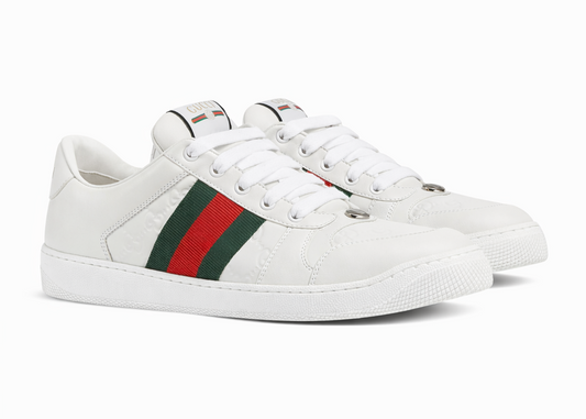 Gucci Screener "White" Vintage Style Sneakers UAE