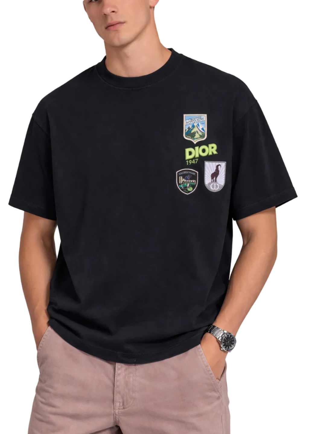 Dior Mountain T-Shirt "Black" Minimal Designer Tee UAE