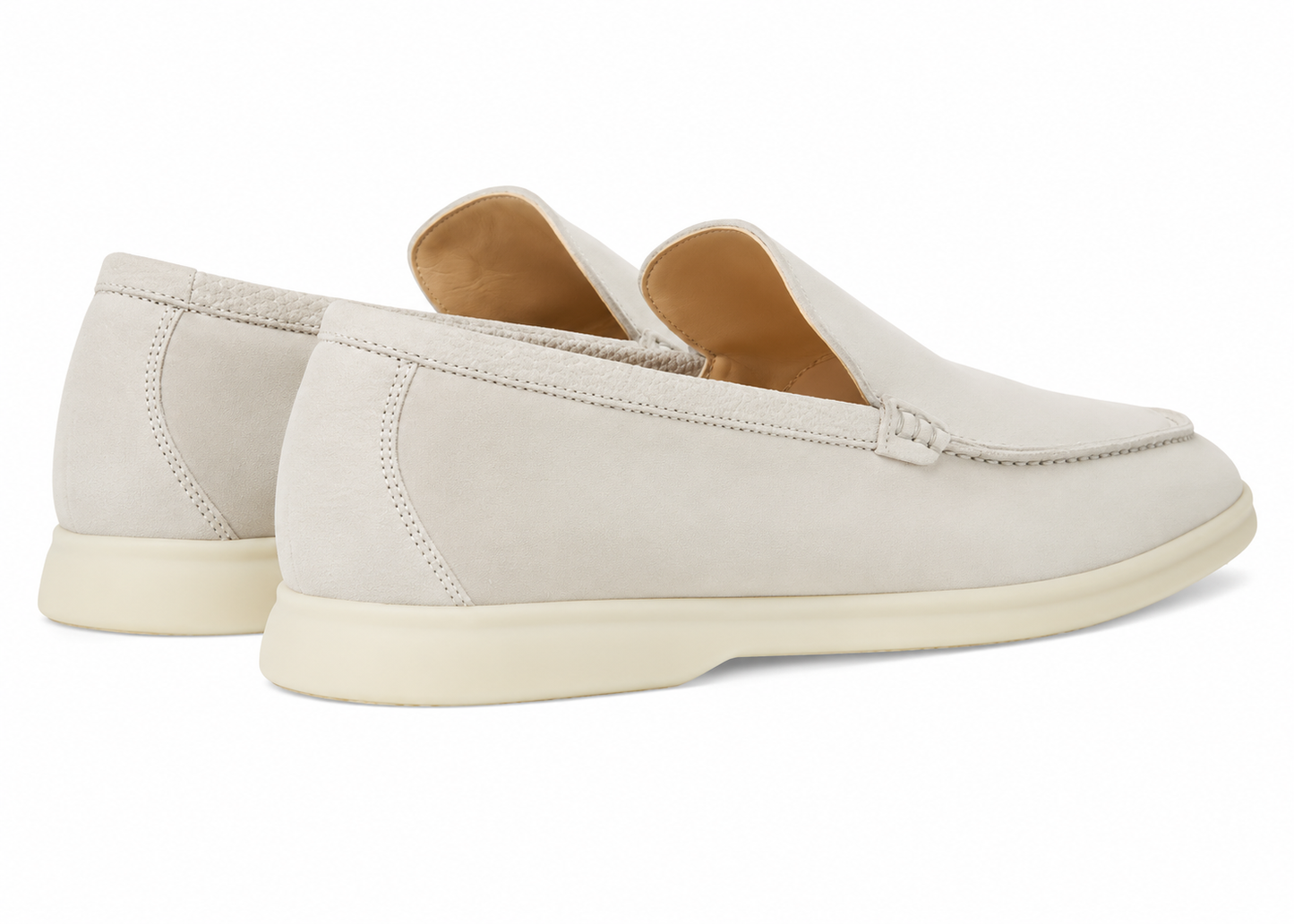 Loro Piana Summer Walk Loafer "Pearl" Soft Tone Loafers UAE