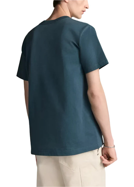 Dior Charm T-Shirt "Blue Relaxed Fit" Casual Designer Tee UAE
