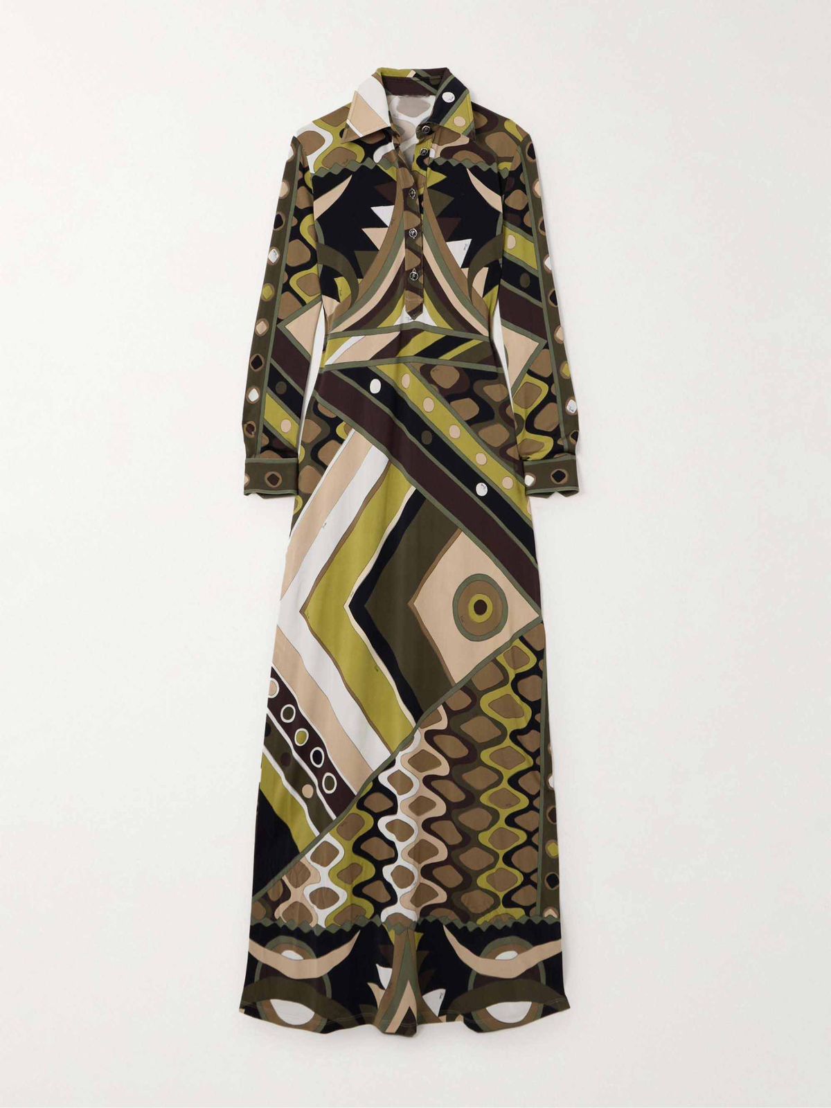 Pucci Multicolour Vivara Printed Kaftan in Silk