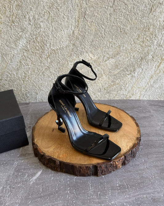 Saint Laurent Opyum 85mm patent-leather Sandals