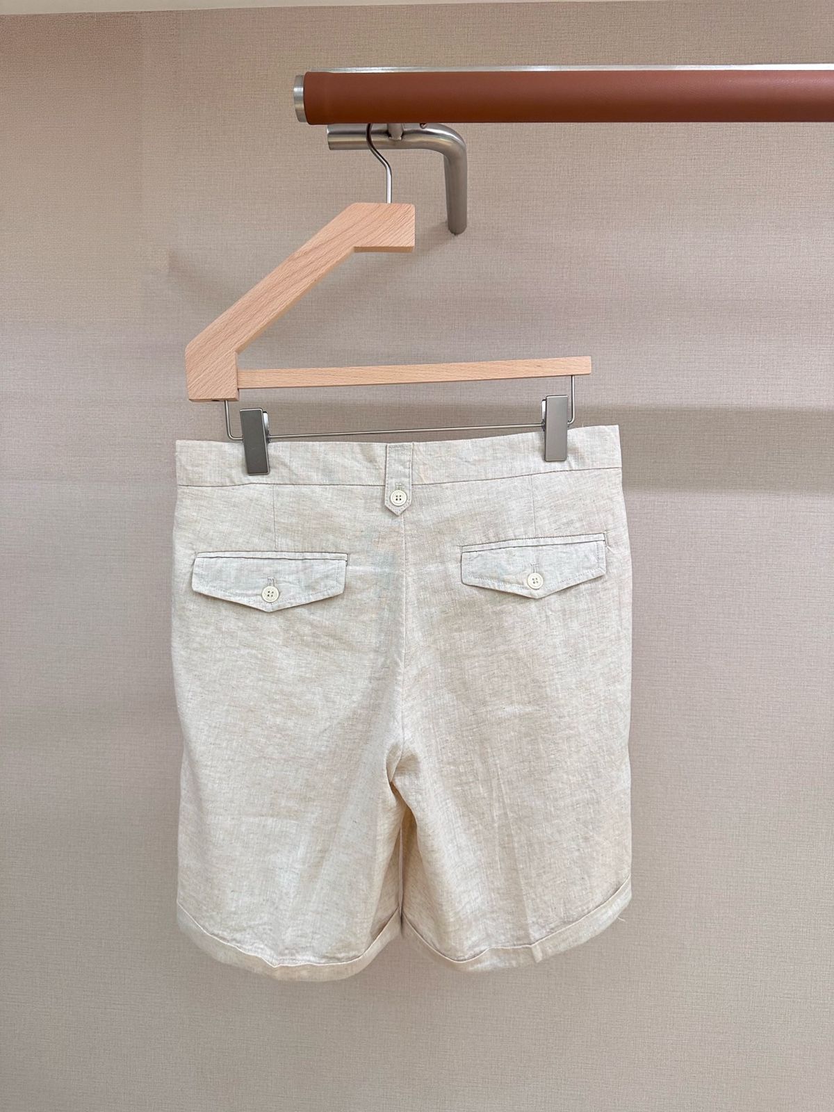 Loro Piana Linen shorts