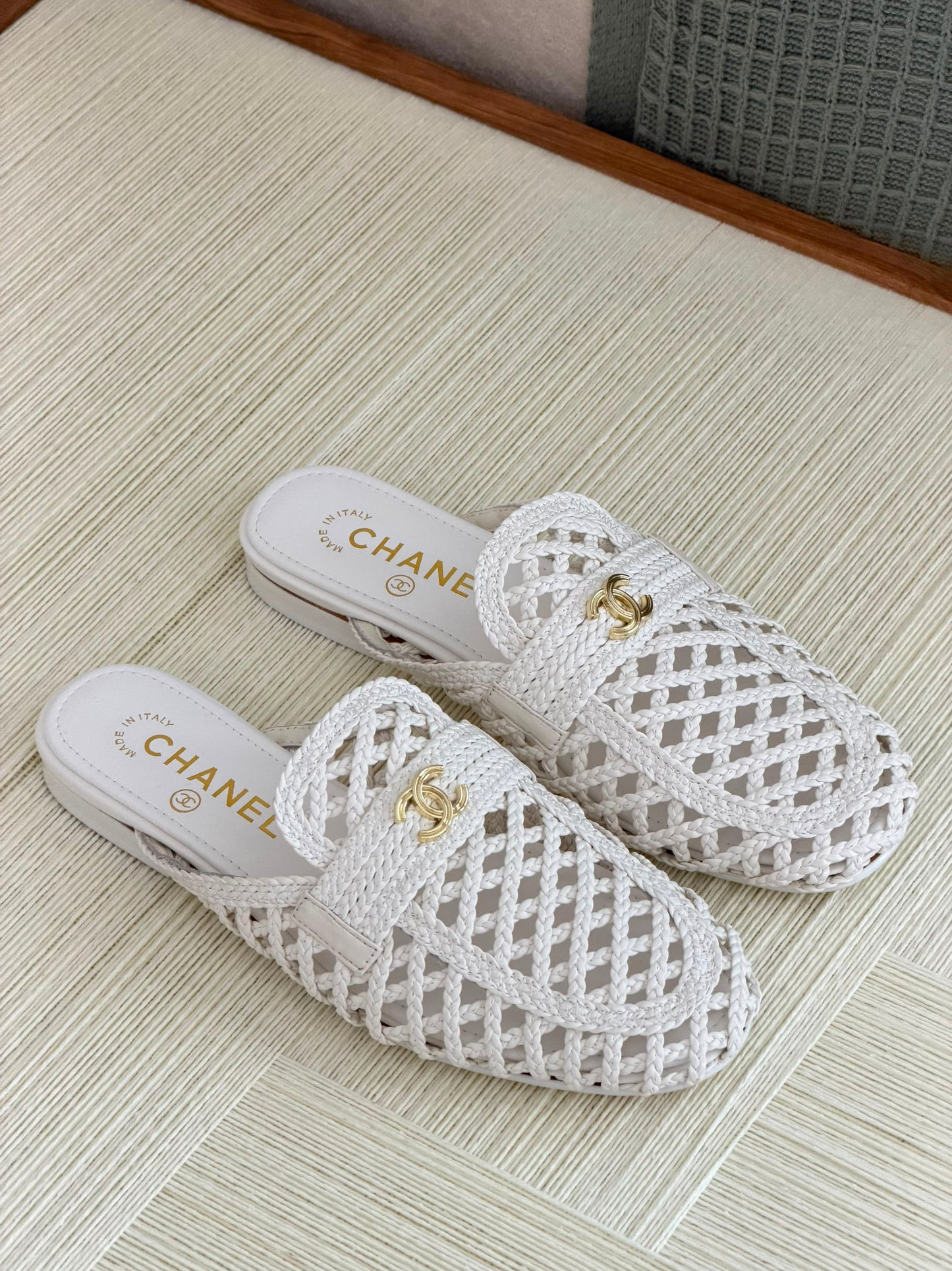 Chanel Mocassins Mules- Lambskin