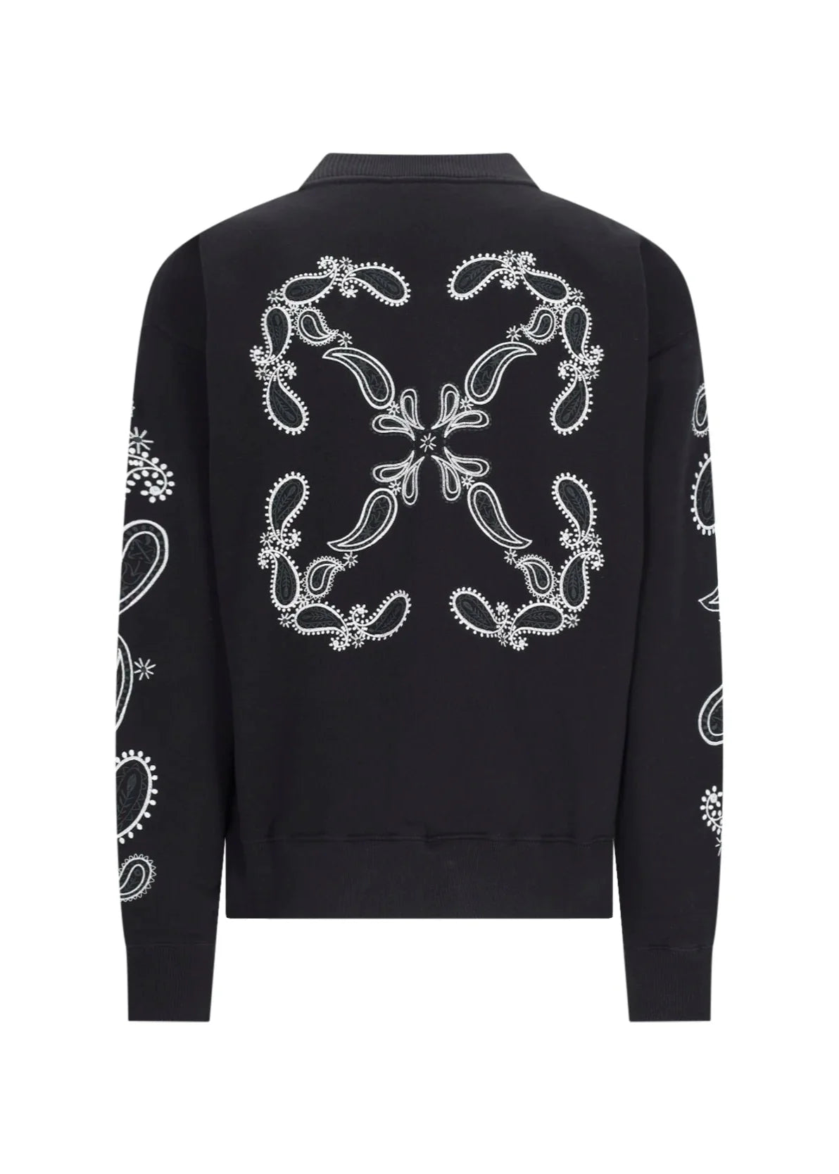 Off-White Bandana Crew Neck Sweatshirt "Black" Streetwear Sweatshirt UAE