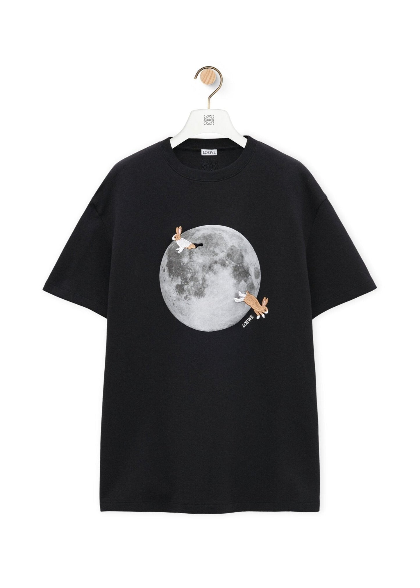 Loewe Relaxed Fit Cotton T-Shirt Minimal Luxury Tee UAE