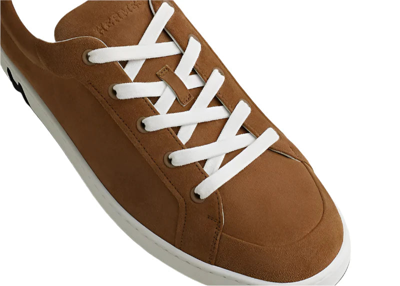 Hermes Kid Sneaker "Brown" Leather Casual Sneakers UAE