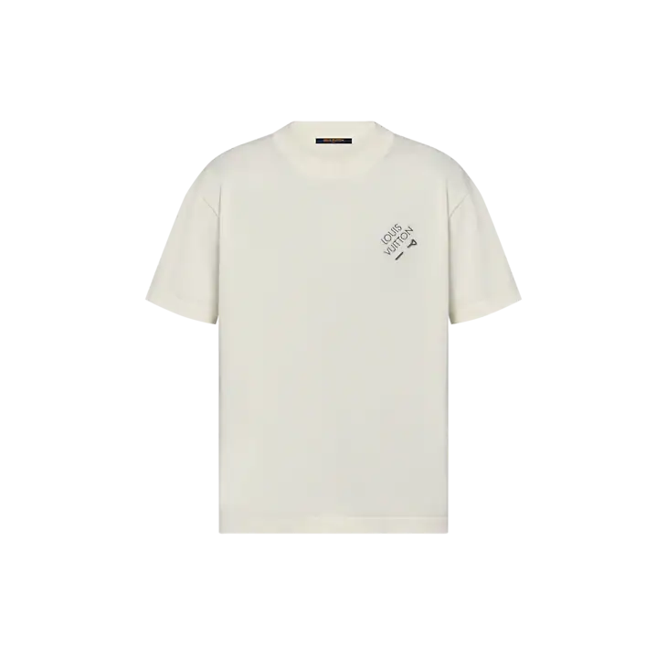 Louis Vuitton Signature Short-Sleeved T-Shirt Premium Logo Tee UAE