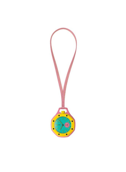 Audemars Piguet x Swatch
OTG ROZ - The Royal Pop Pink, Yellow & Teal Bioceramic Pocket Watch · Savonnette