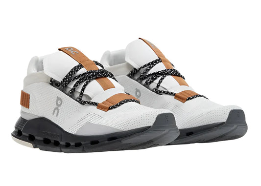 On Cloudnova "White / Pecan" Lifestyle Sneakers UAE