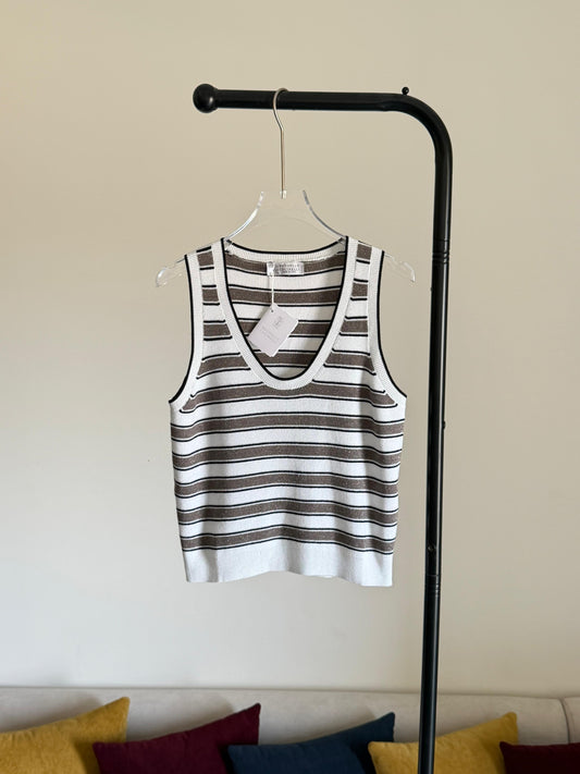 Brunello Cucinelli Cotton Knit Top