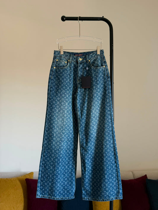 Louis Vuitton Monogram Flared Jean