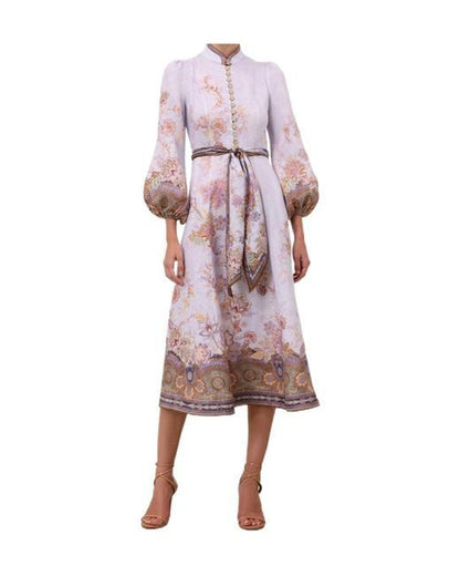 Zimmermann Luna Button Midi Dress
