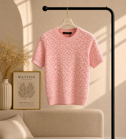 LV Monogram Toweling Knit Top