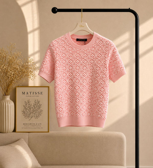 LV Monogram Toweling Knit Top