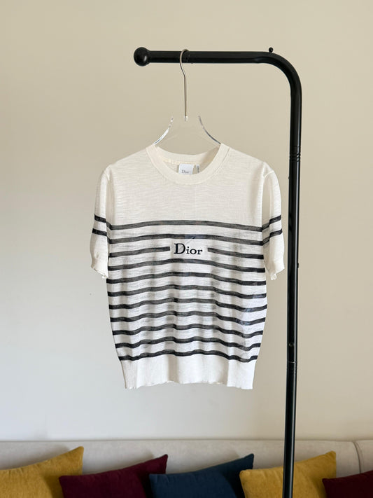 Dior Dioriviera Cropped Short Sleeved Sweater