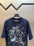 Louis Vuitton Short-Sleeved Jacquard Crewneck