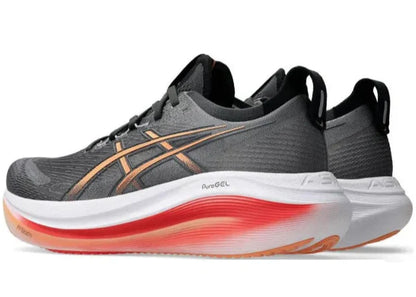 Asics Gel Nimbus 27 "Gray Orange" Running Shoes UAE
