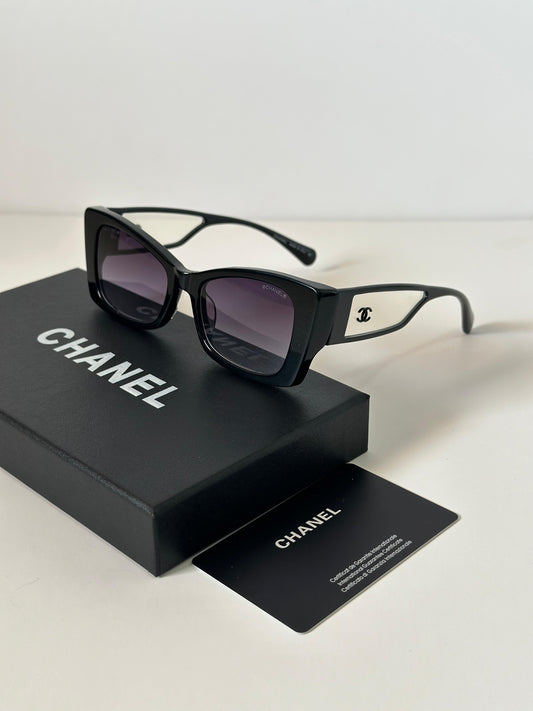 Chanel Acetate CC Rectangle Sunglasses